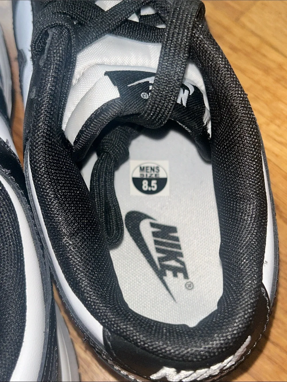 NIKE Unisex Dunk Low Retro DD1391-100 Panda Sneaker Shoes Black White Men's 8.5